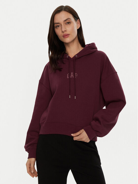 

Толстовка свободного кроя Gap, красный