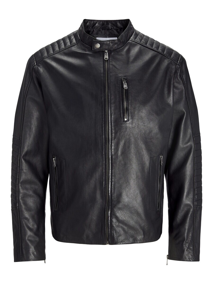 

Кожаная куртка JACK & JONES Between-Season Jacket JJELiam, черный