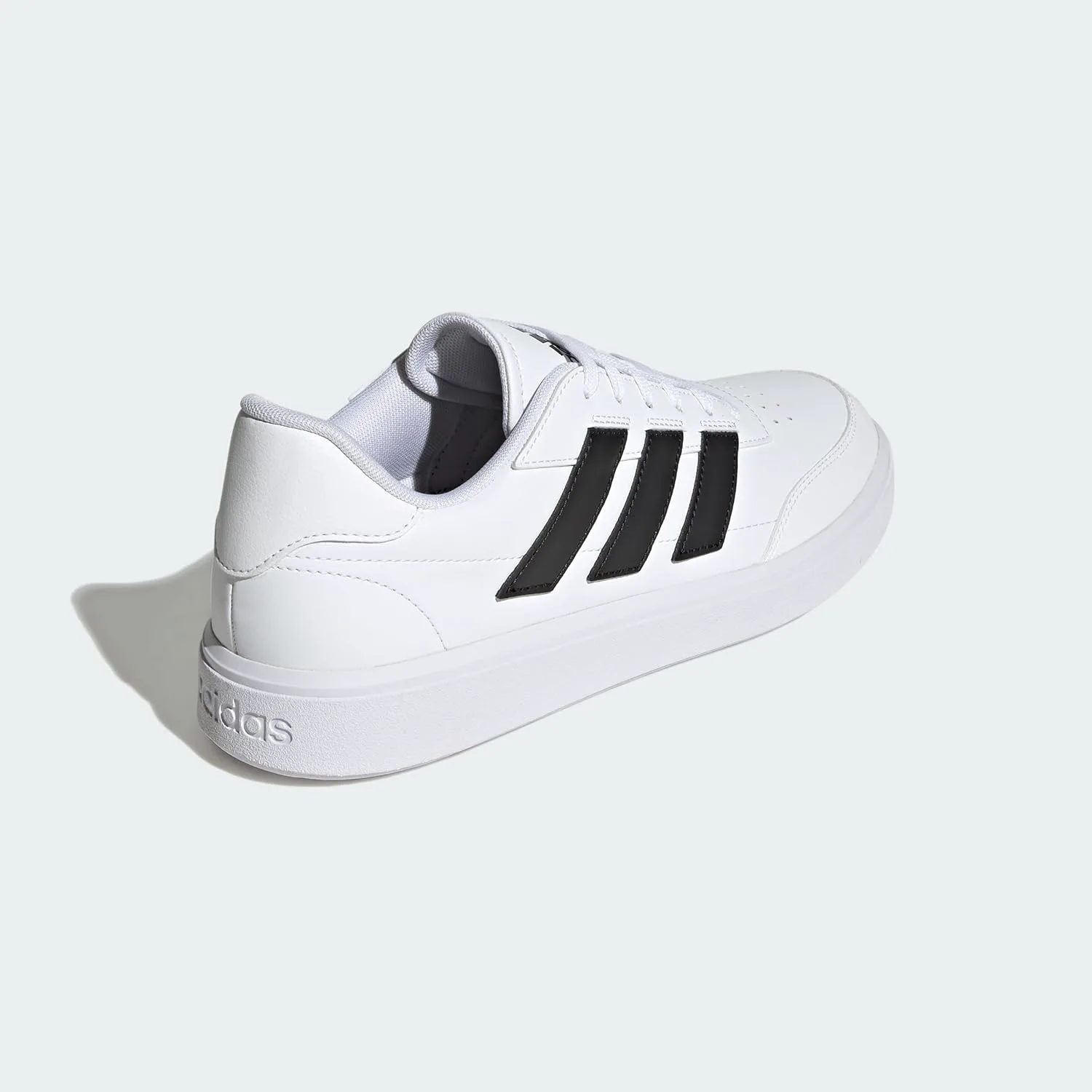 Мужские кроссовки Adidas Courtblock, белый/черный — фото 4