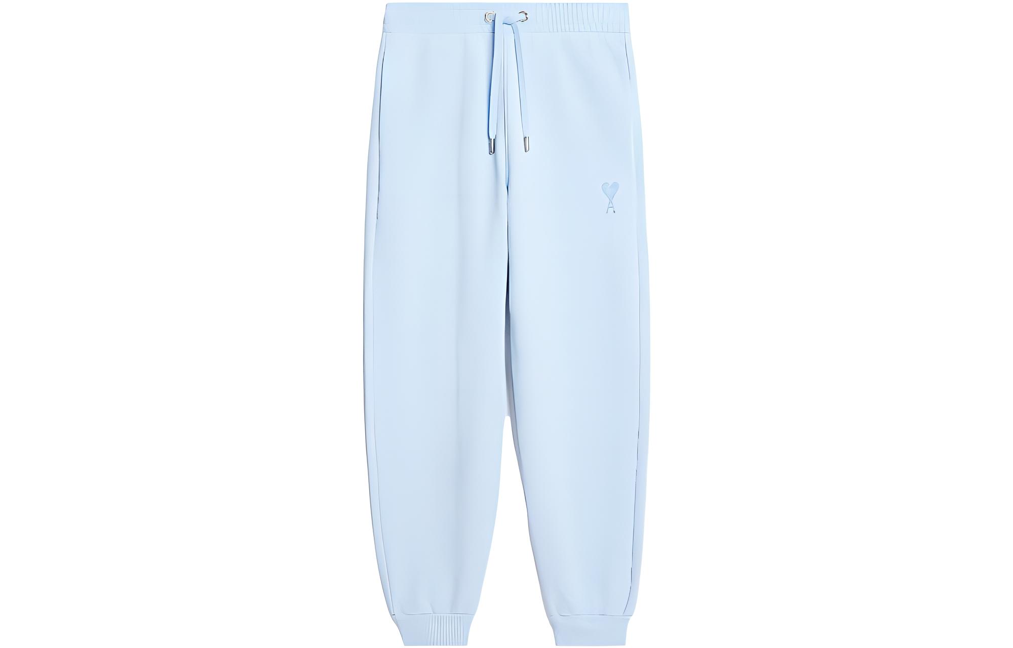 

Ami Paris Хлопковые спортивные брюки Ami De Coeur AMIPARIS, Sky Blue