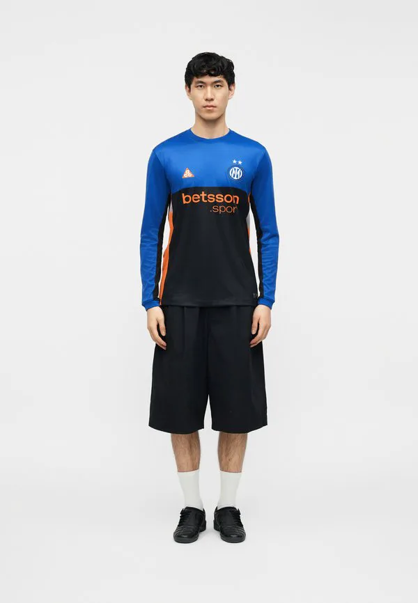Футболка с длинным рукавом для стадиона «интер милан» Nike Performance, Hyper Blue/Black/Safety Orange