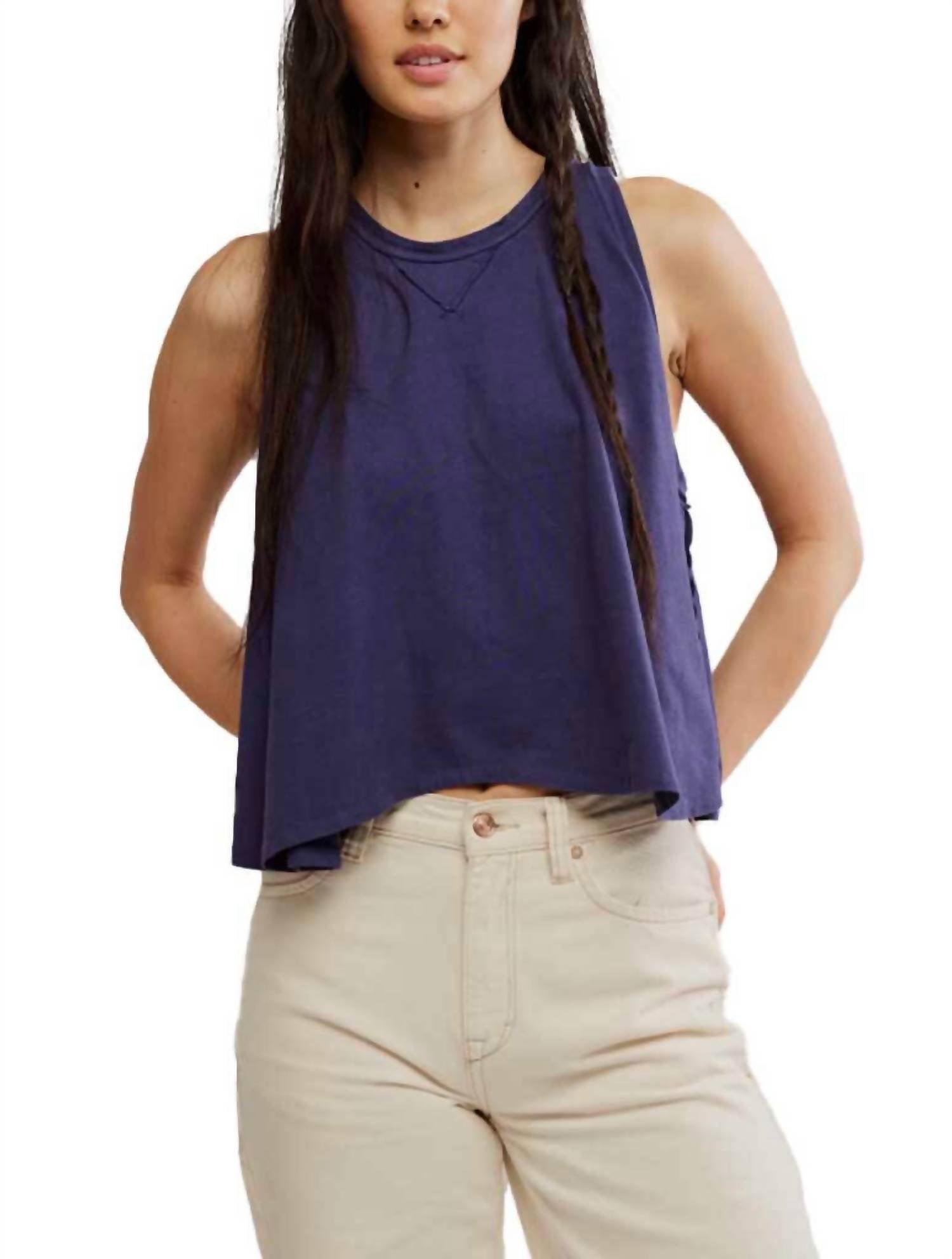 

Футболка Haileah в глубокоморском стиле Free People, Deep Seas