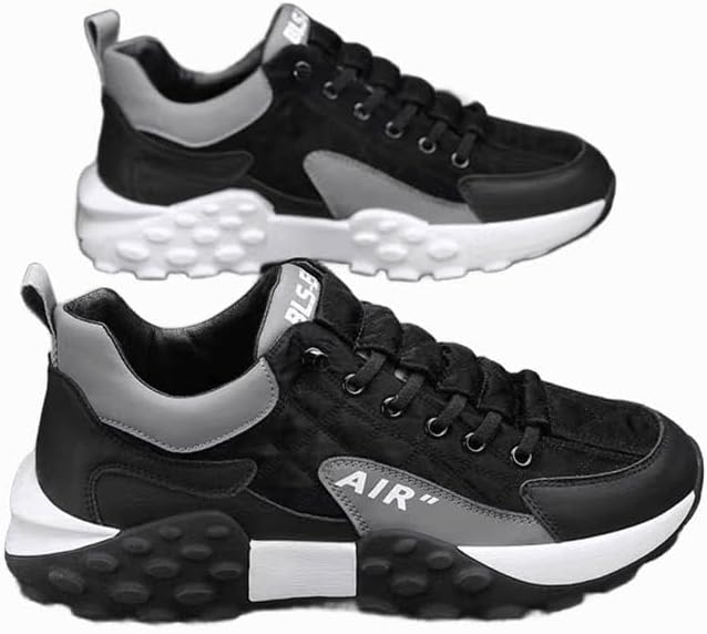 

Мужские кроссовки для бега Легкие дышащие спортивные туфли для ходьбы Модные теннисные кроссовки для тренировок в зале Generic, черный