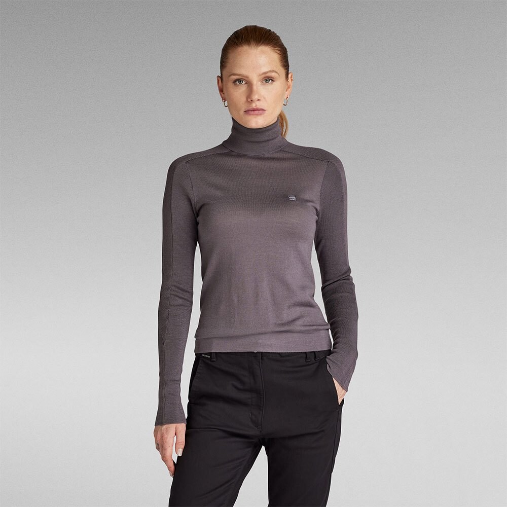 

Свитер G-Star Core Turtle Neck, фиолетовый
