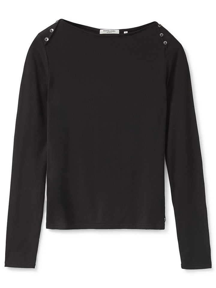 

Лонгслив Scotch & Soda, черный