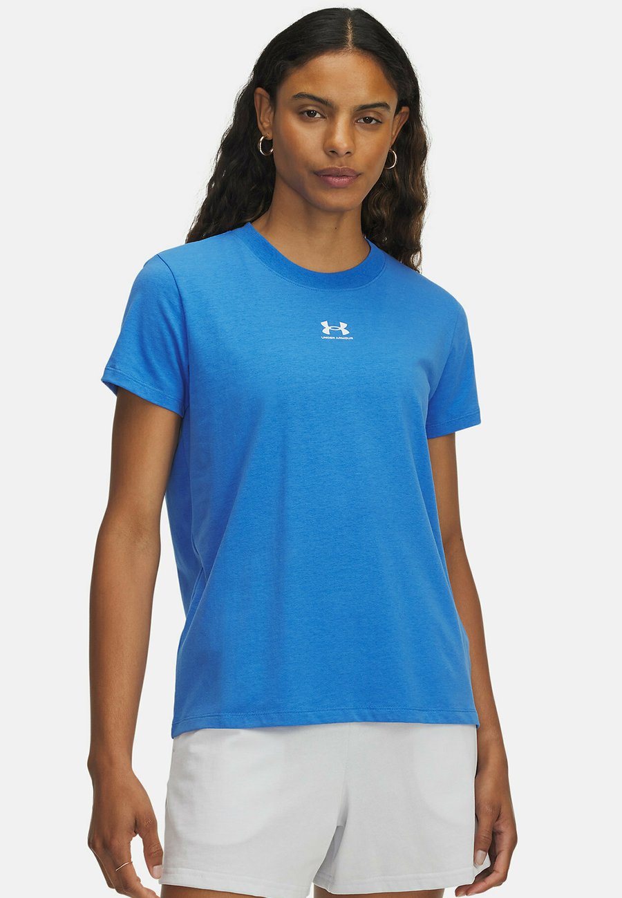 

Футболка Under Armour RIVAL CORE, Blue Atlantis/Blue, Синий, Футболка Under Armour RIVAL CORE, Blue Atlantis/Blue