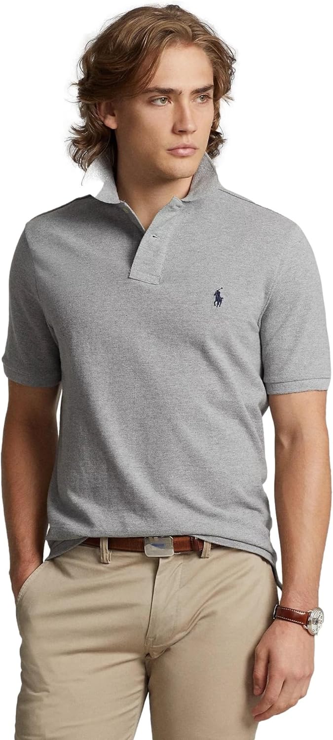 POLO RALPH LAUREN Mens Keaton-Pony Sneaker, Ralph Lauren Grey Heather. — фото 2