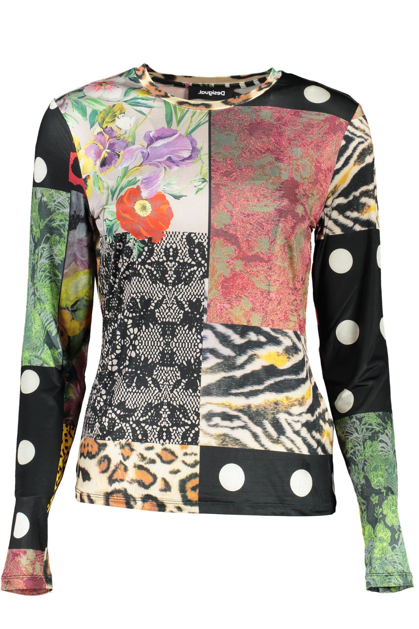 

Черный женский свитер из эластана Desigual