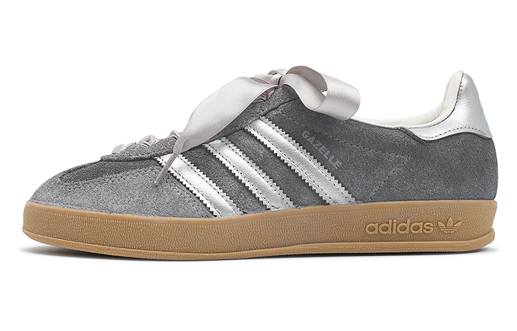 

Кроссовки adidas originals GAZELLE INDOOR Skateboarding Shoes Unisex Low-top Gray/Silver, серый