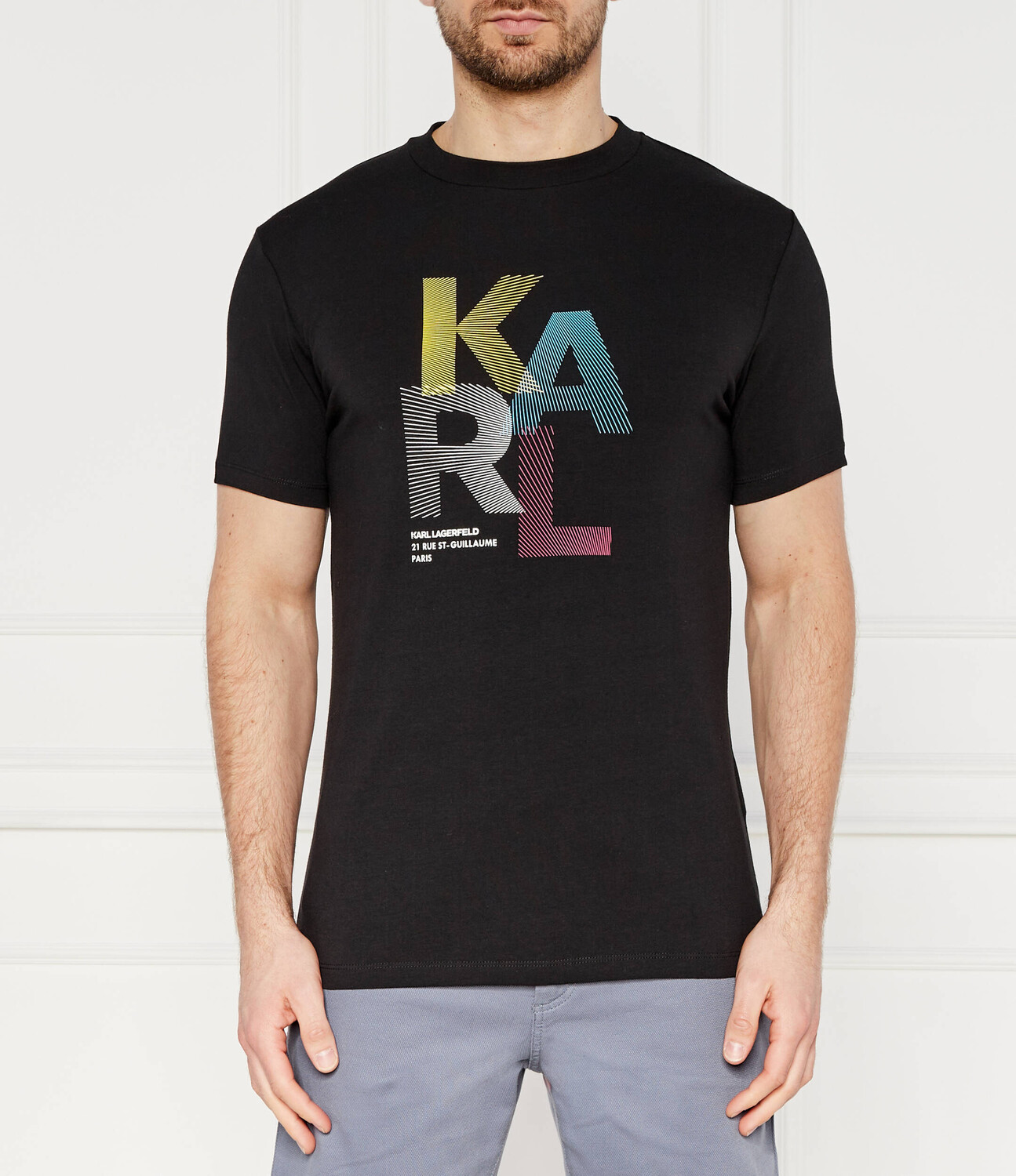 

Футболка Karl Lagerfeld Regular Fit, черный