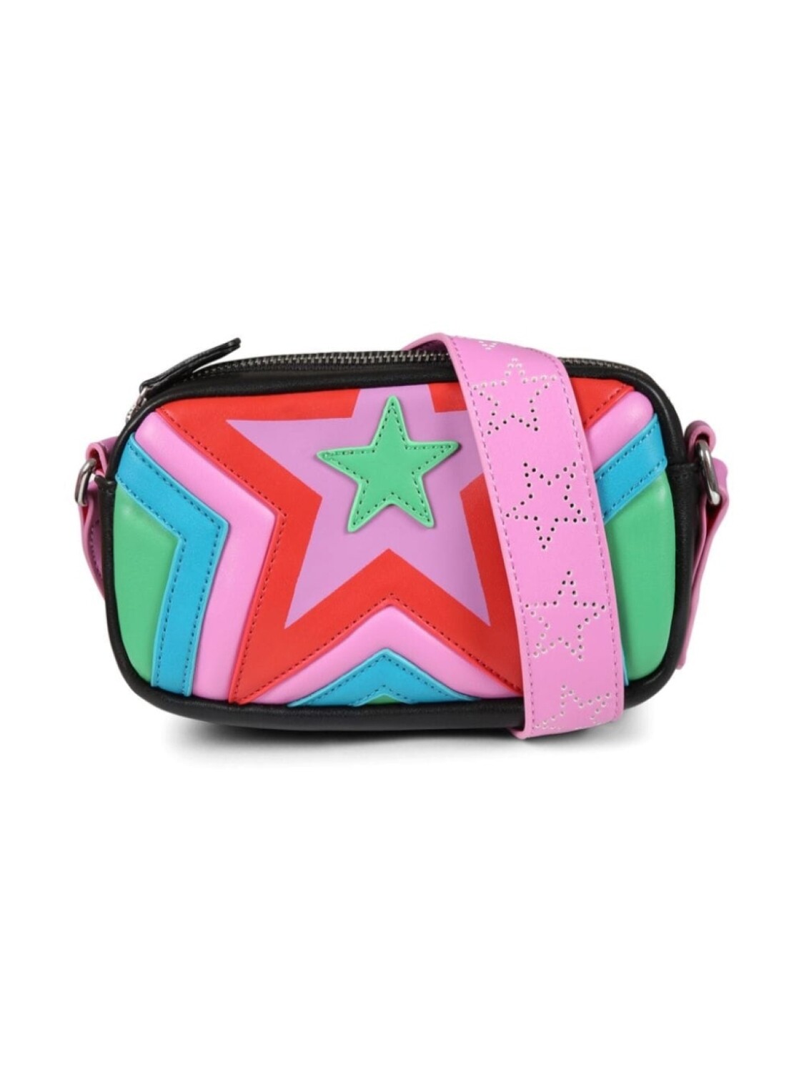

Сумка Stella McCartney Kids из искусственной кожи со звездой, розовый