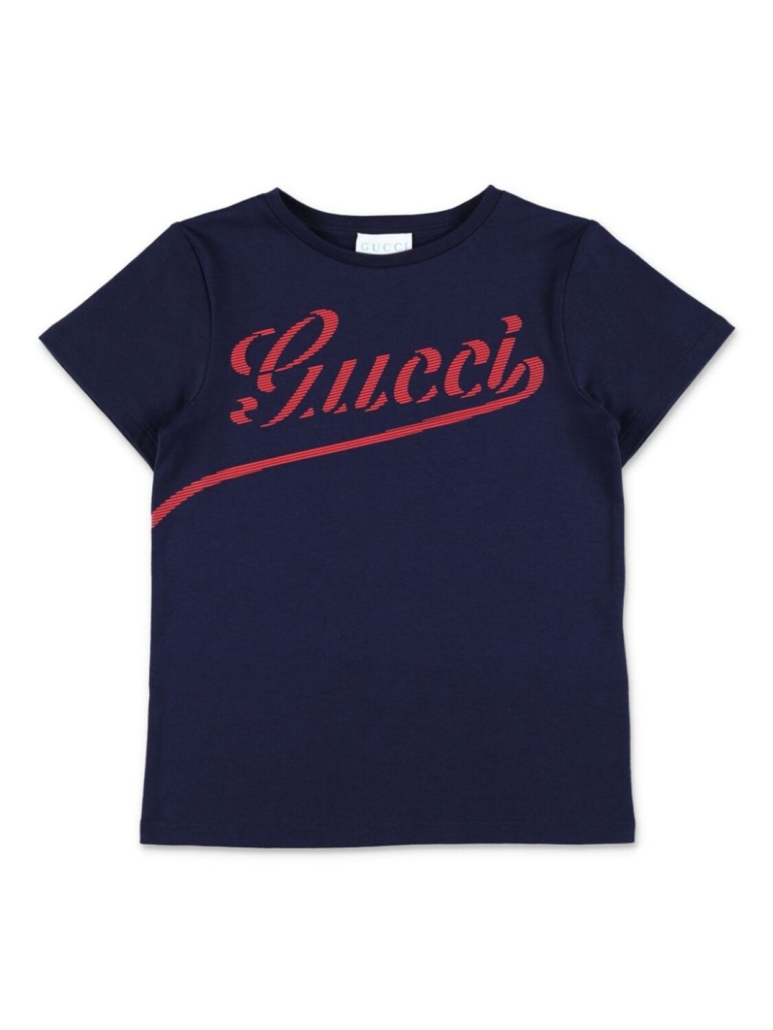 

Футболка с логотипом Gucci Kids, синий