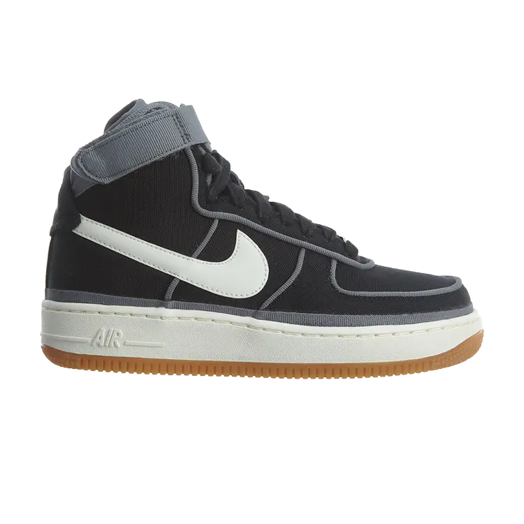 

Кроссовки Nike Air Force 1 High GS 'Black Gum', черный