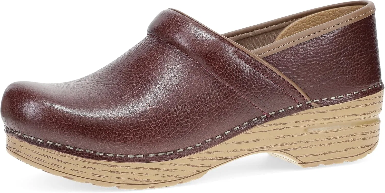 Мужские мюли с поддержкой стопы Dansko, Бордовый Милл