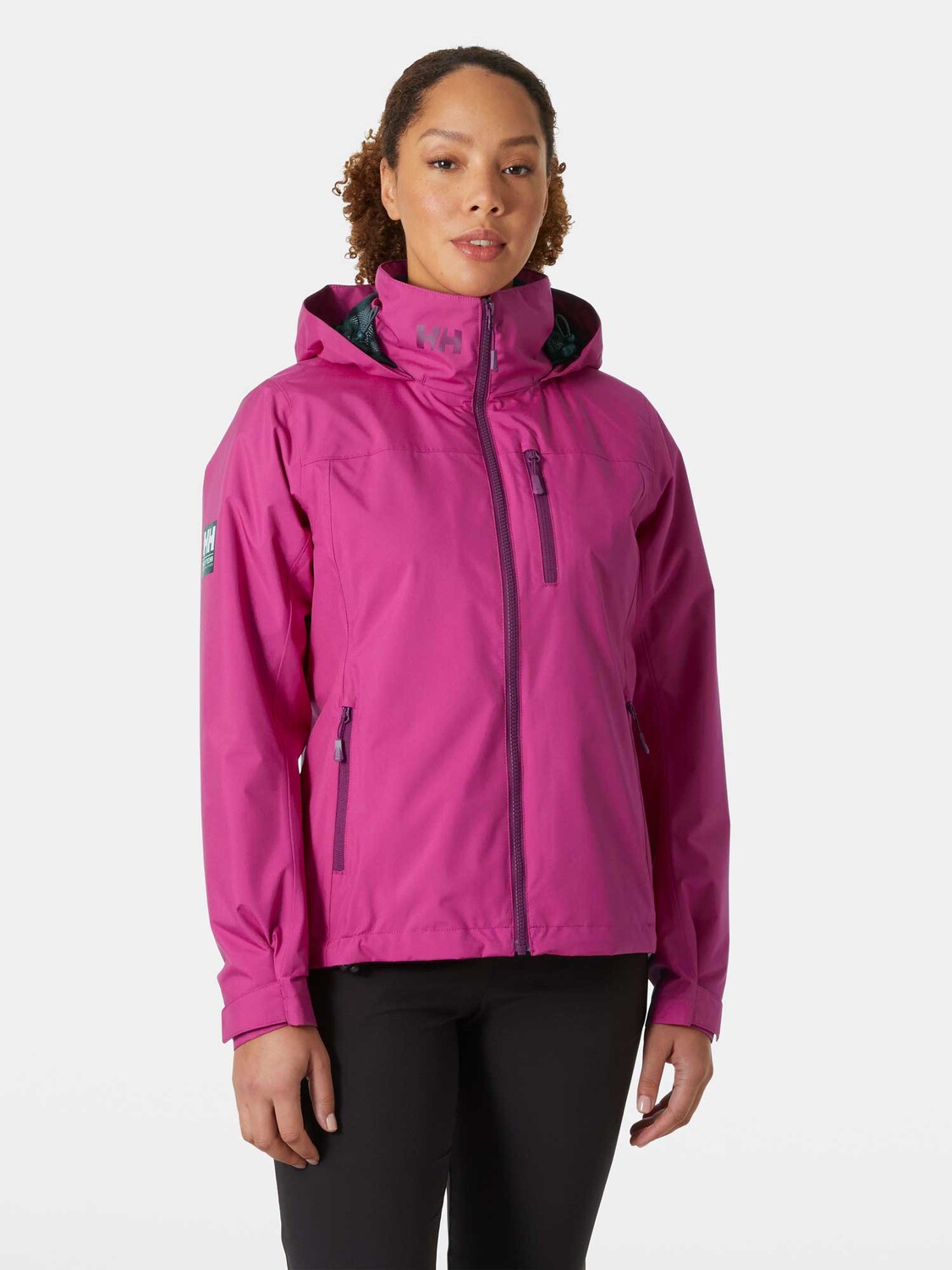 

Куртка Helly Hansen W CREW HOODED MIDL JACKET 2.0, фиолетовый