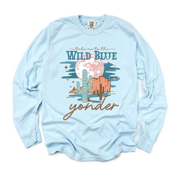 

Длинный рукав garment dyed в цвете wild blue yonder Simply Sage Market, Chambray