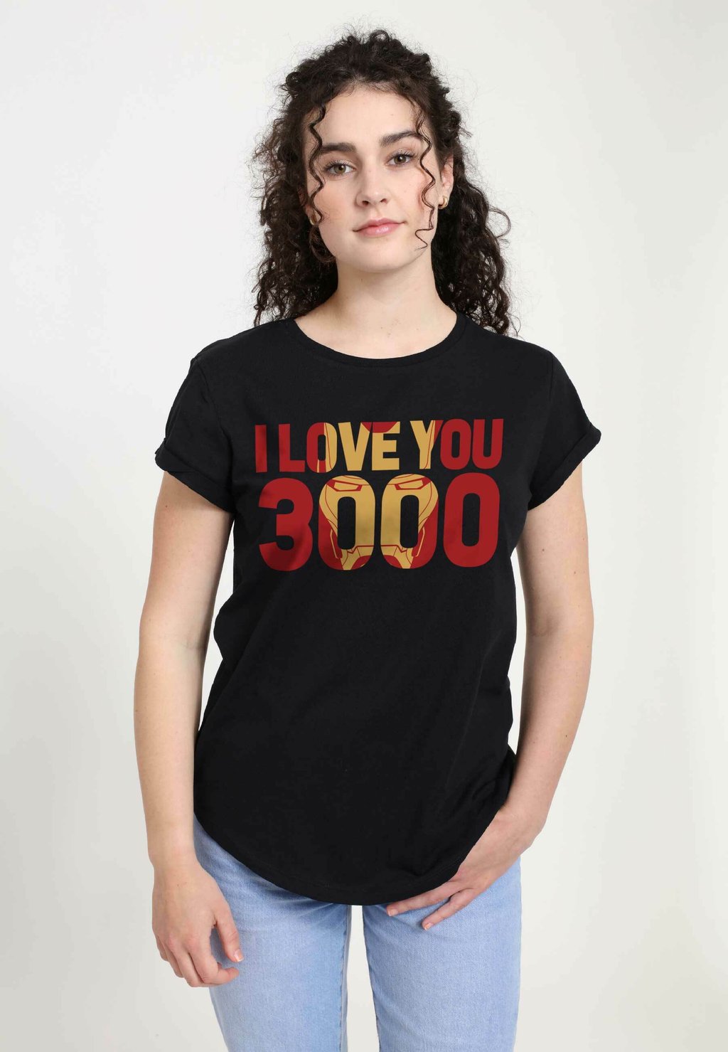 

Футболка с принтом MARVEL LOVE YOU 3000 Henry Tiger, черный