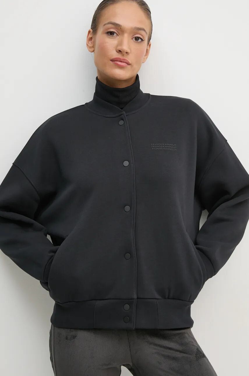 

Флисовая толстовка Under Armour Icon Varsity, черный