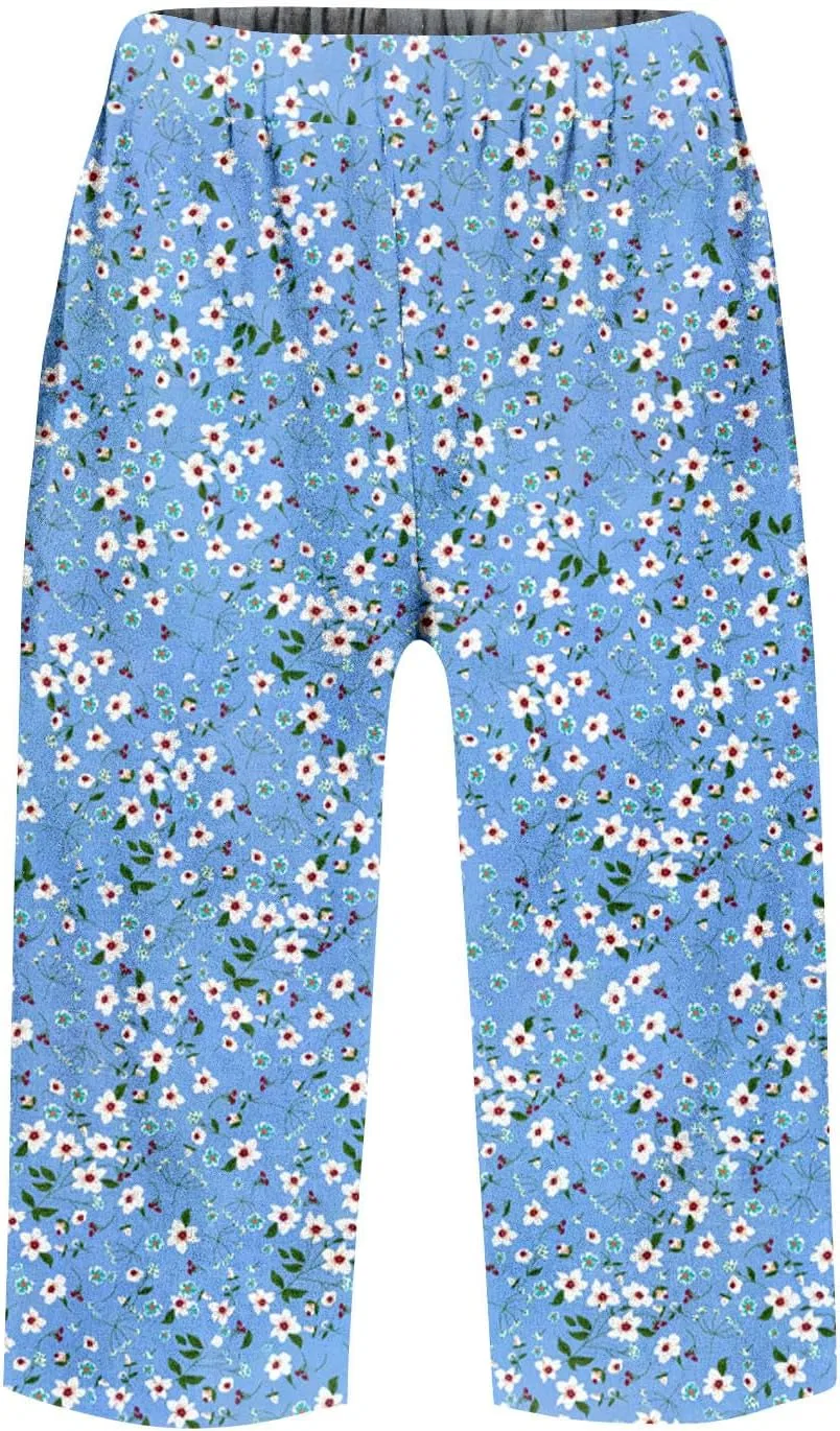 Шорты бермуды женские хлопок лен с высокой талией, Oi368-royal Blue — фото 3