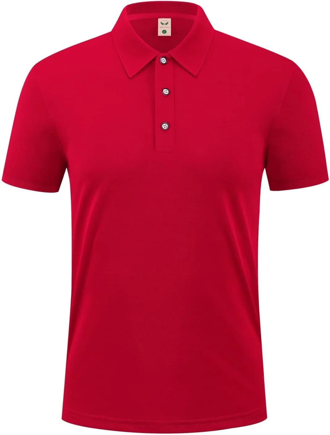 

Классическая поло для мужчин с коротким рукавом, влагоотводящая