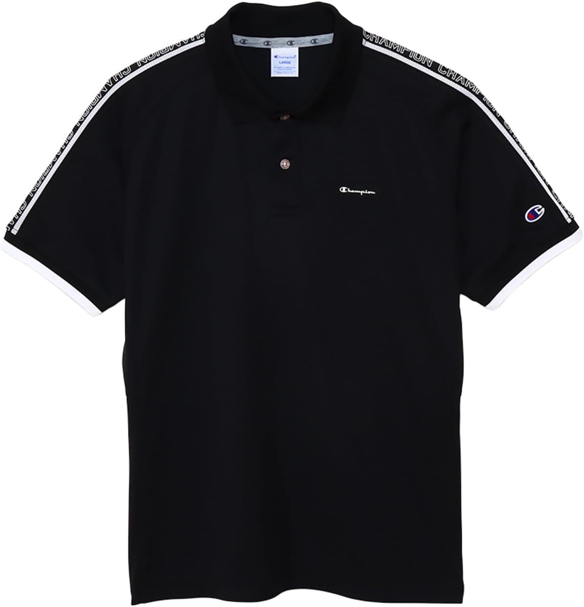 

Мужская рубашка-поло для гольфа Champion, короткий рукав, антибактериальная, влагоотводящая, быстросохнущая, с защитой от УФ-излучения, с логотипом, C3-ZG310, черный