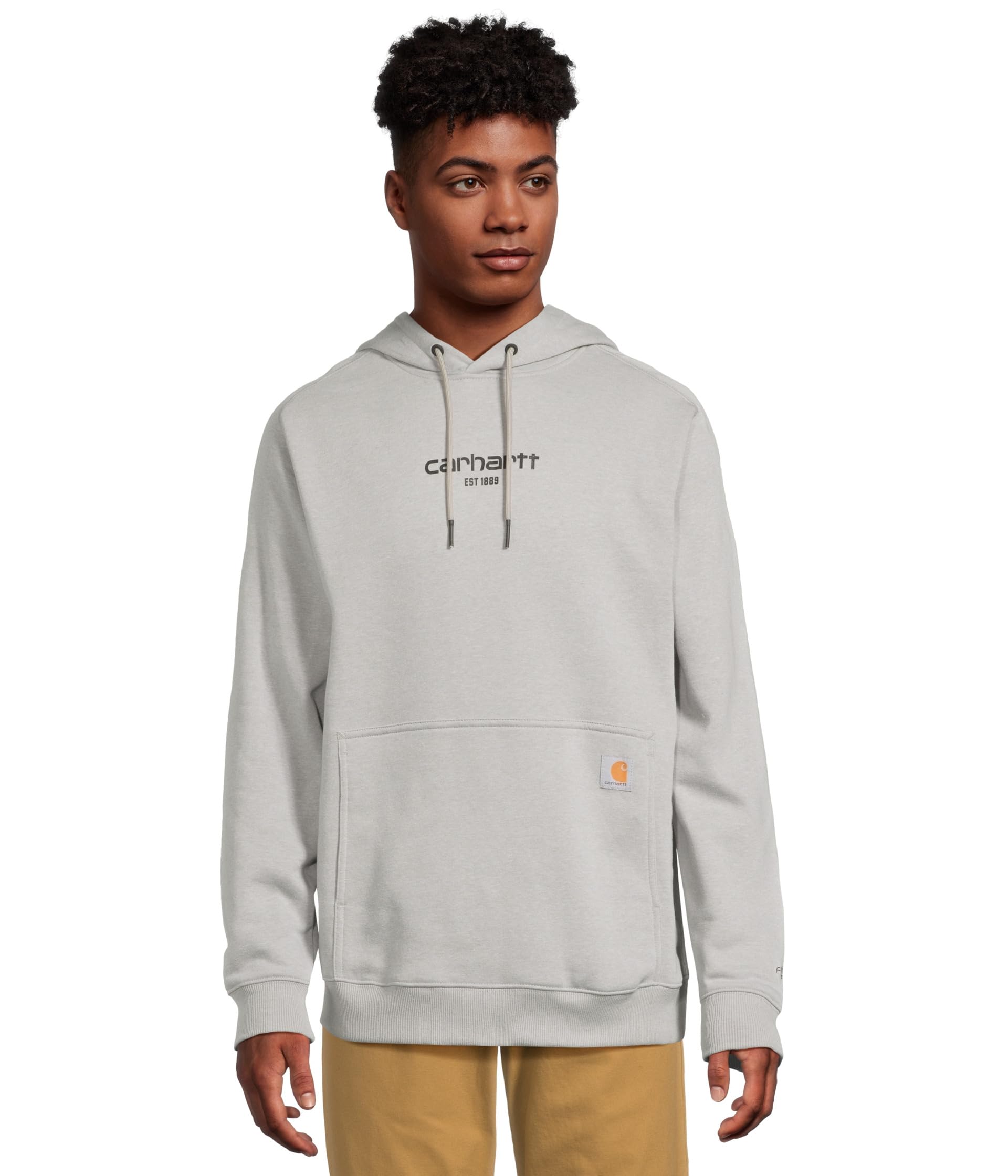 

Толстовка Carhartt Force Relaxed Fit Lightweight Logo Graphic Sweatshirt, цвет Asphalt Heather