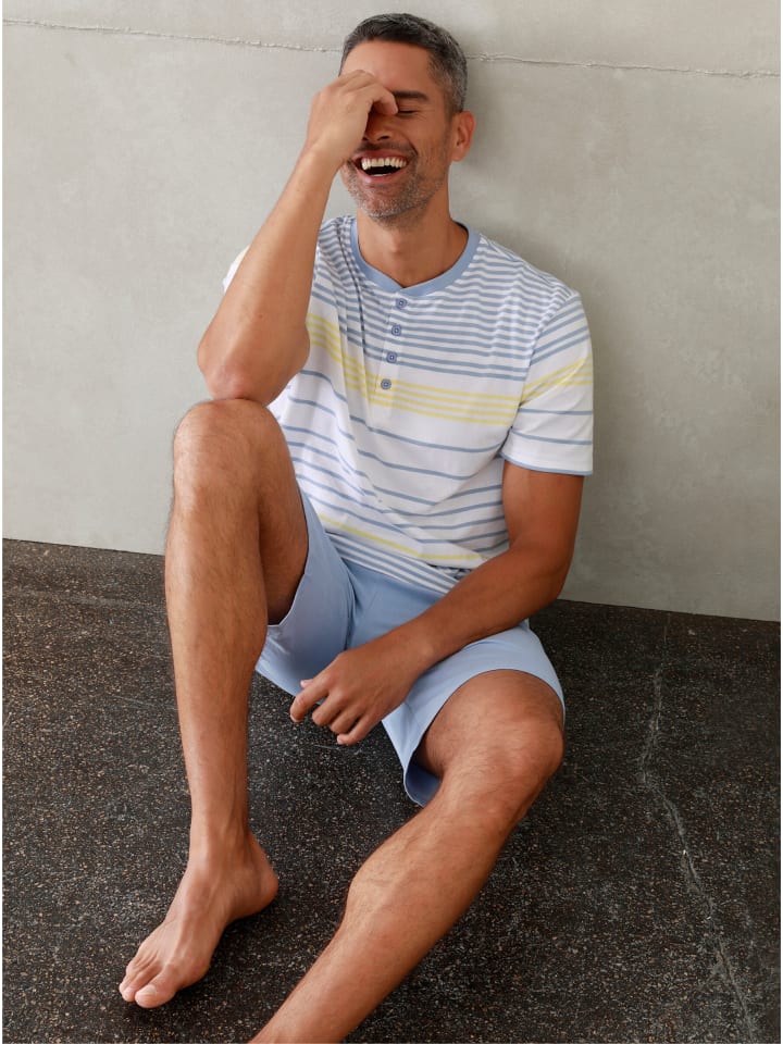 

WITT WEIDEN Короткие шорты серо-голубого цвета