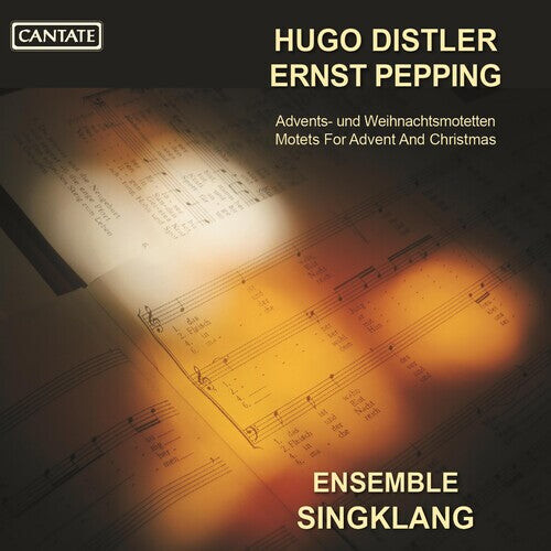 

CD диск Distler / Ensemble Singklang: Advents / Und Weihnachtsmotette