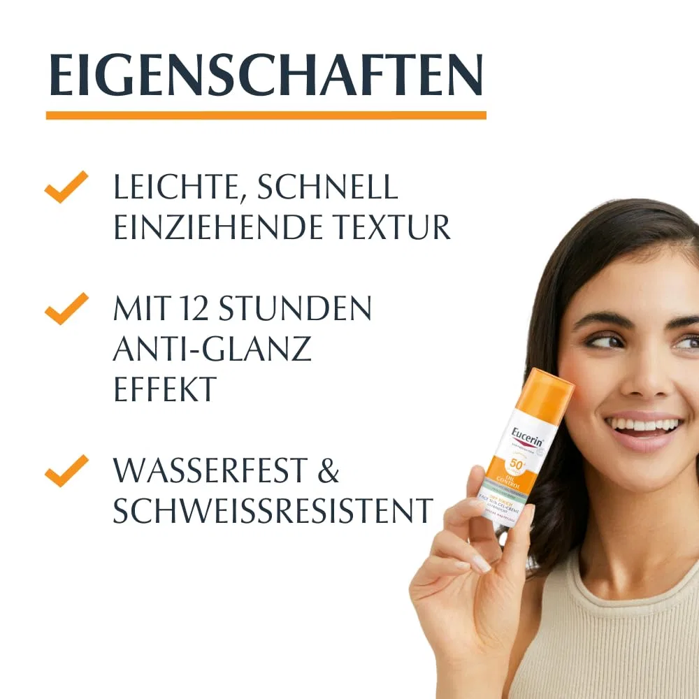 Солнцезащитный гель-крем «DRY TOUCH SPF 50» от EUCERIN Eucerin — фото 4