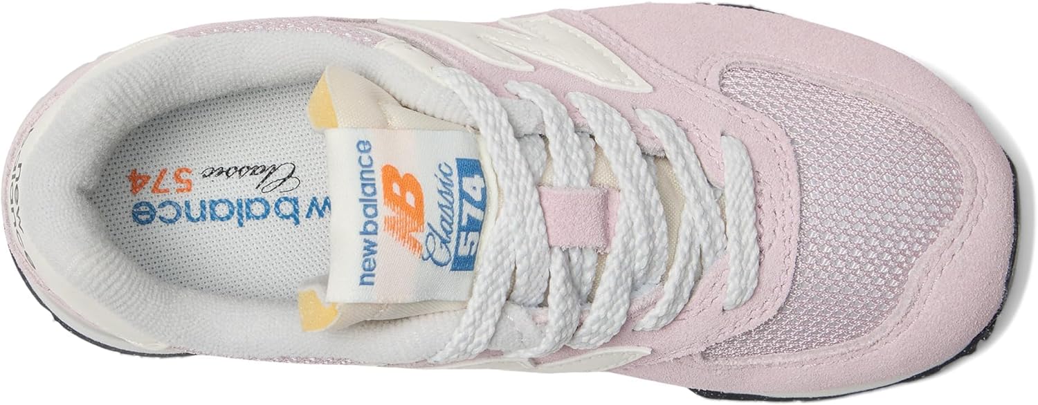 Кроссовки New Balance Kids' 574 V1 на шнуровке, Twilight Haze/Sea Stone — фото 2