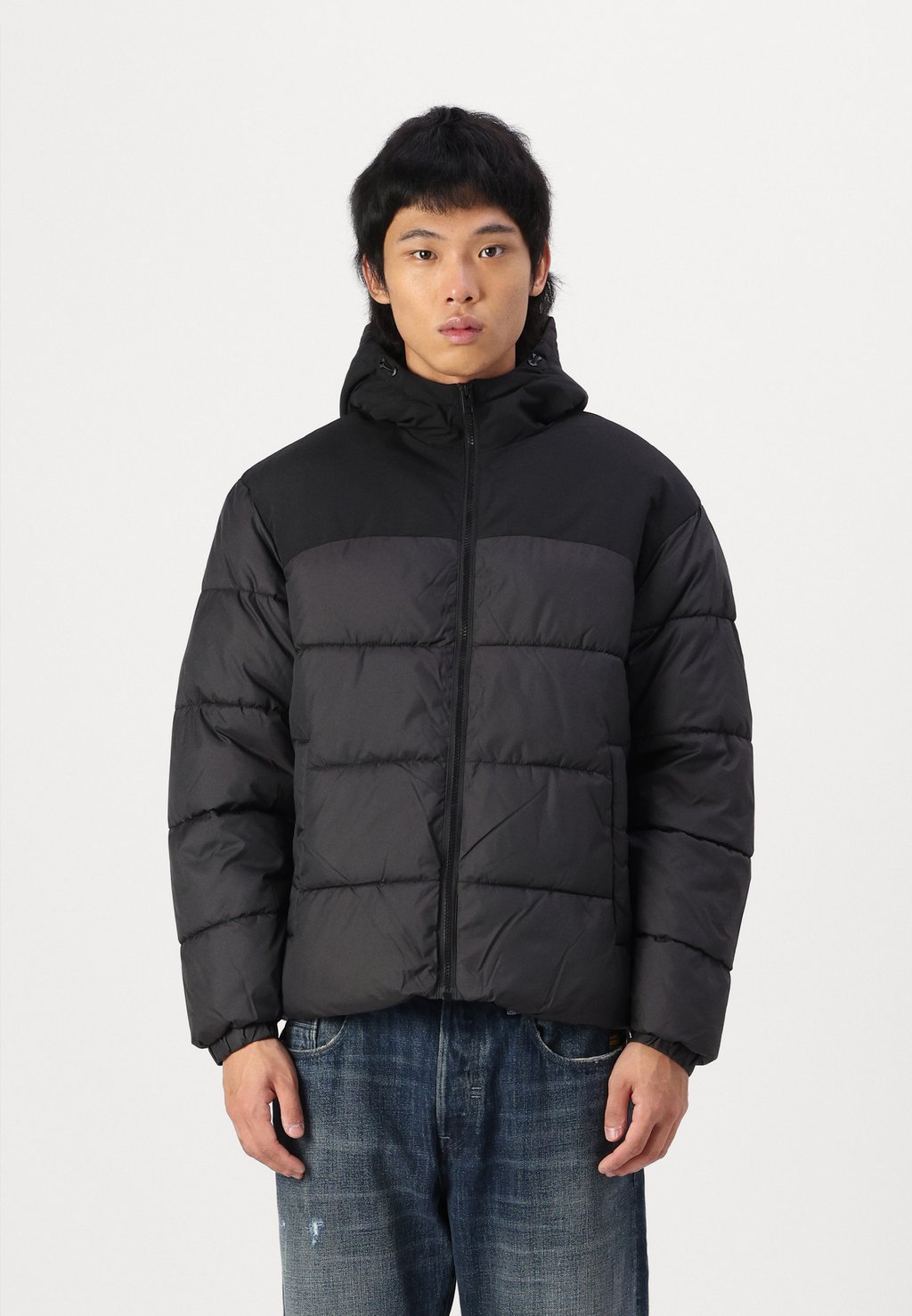 

Зимняя куртка JJMOON HOOD PUFFER Jack & Jones, черный