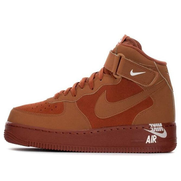 

Кроссовки air force 1 mid '07 'orange' Nike, оранжевый