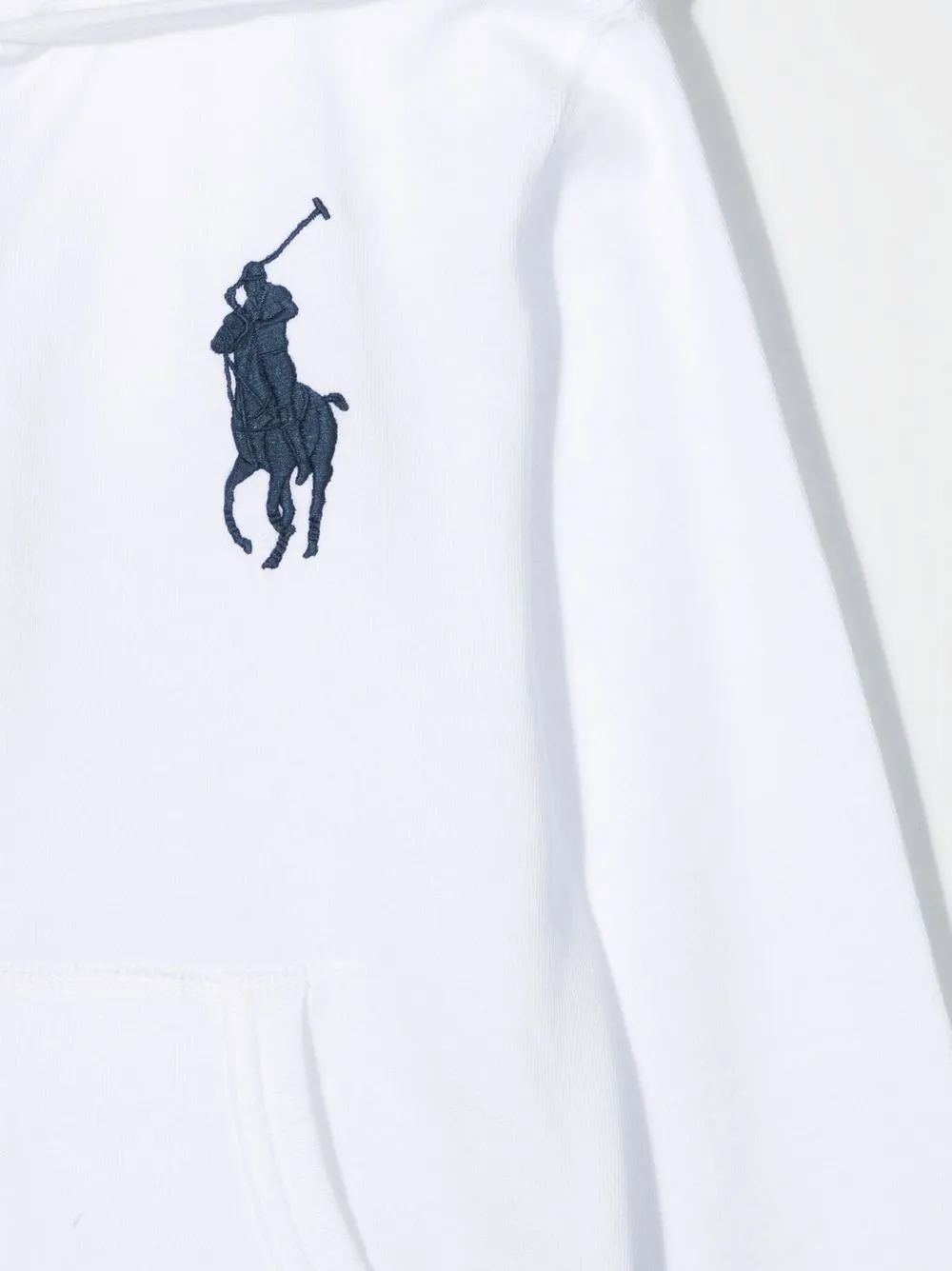 Худи Big Pony на молнии POLO RALPH LAUREN KIDS, белый — фото 3