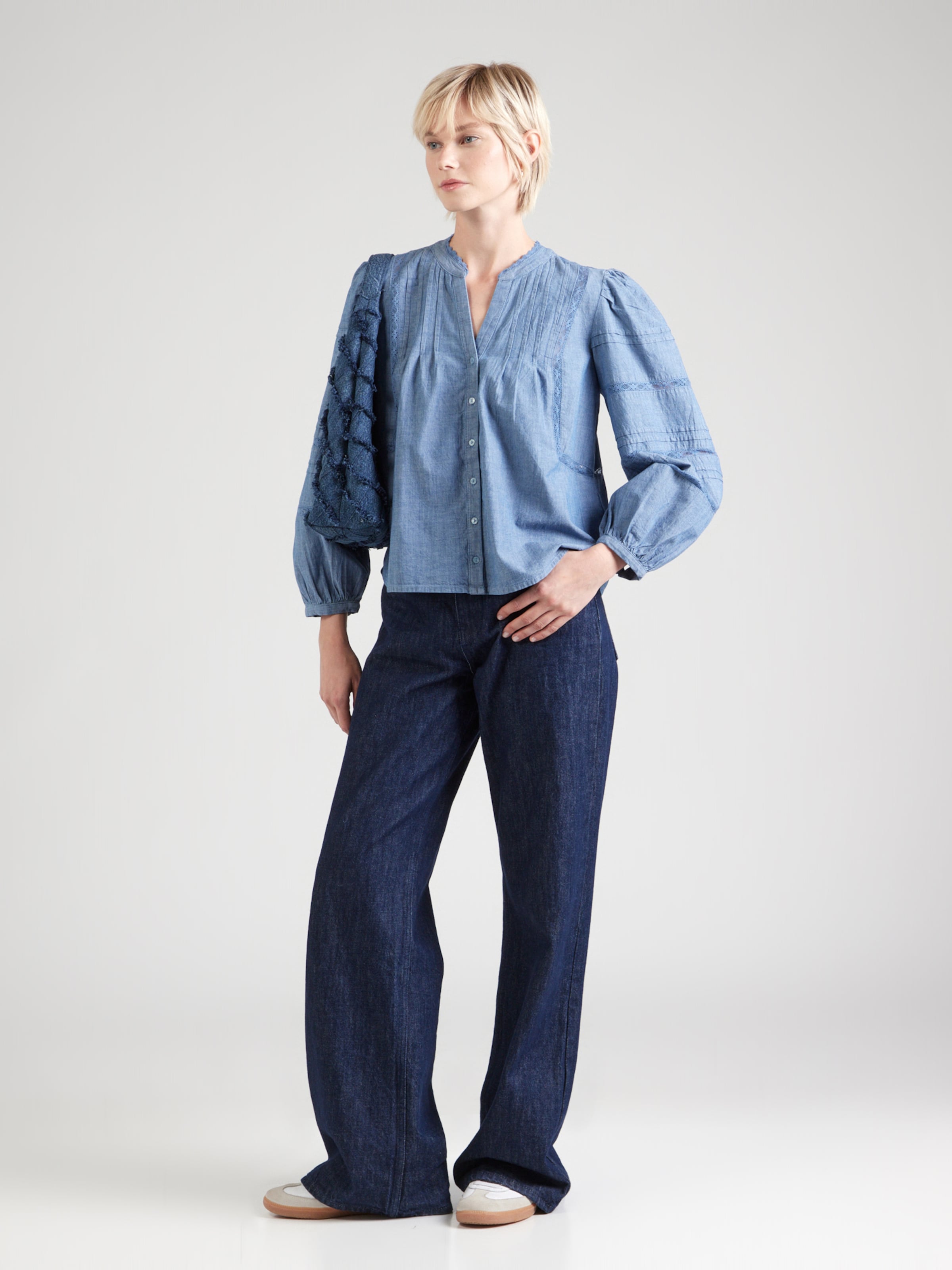 LEVI'S  Блузка в синем дениме — фото 3