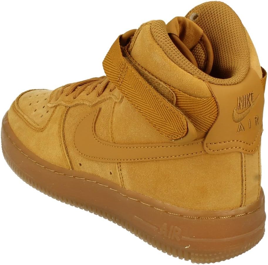 Детские кроссовки Nike Air Force 1 High LV8 3 Wheat/Wheat-Gum Light Brown (CK0262 700), светло-коричневый — фото 2