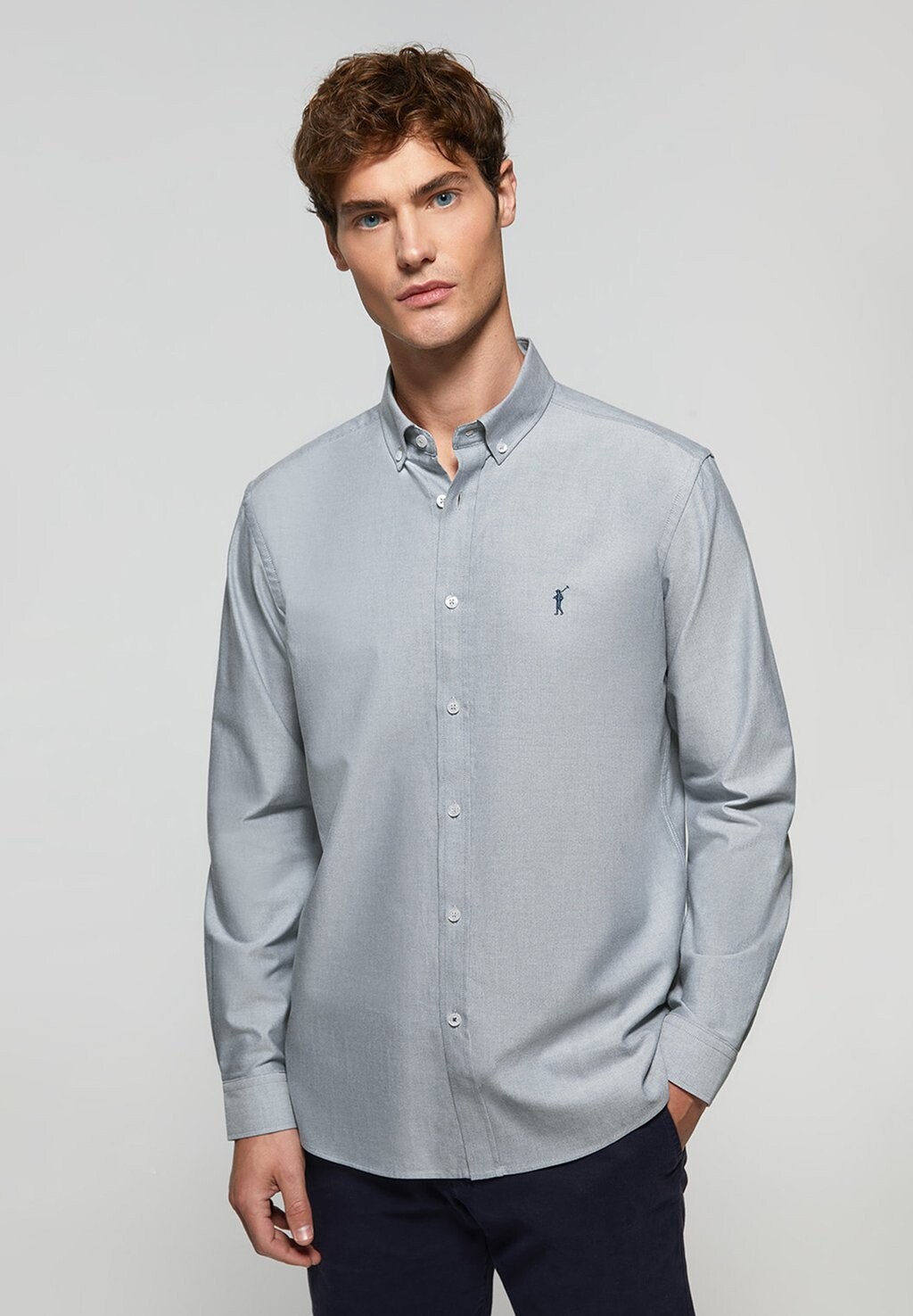 

Рубашка Regular Fit Polo Club, цвет denim blue