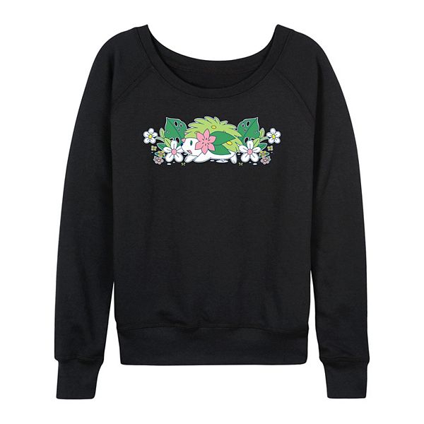 

Женская футболка с длинным рукавом Pokémon Shaymin Floral French Terry Licensed Character, Black, Черный, Женская футболка с длинным рукавом Pokémon Shaymin Floral French Terry Licensed Character, Black