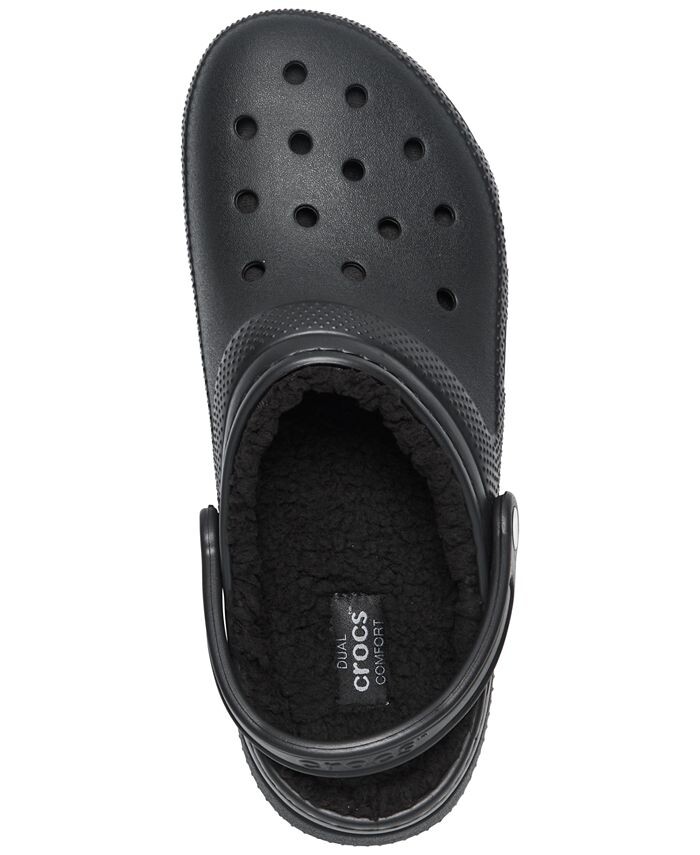 Мужские и женские сабо на классической подкладке Finish Line Crocs, черный — фото 4