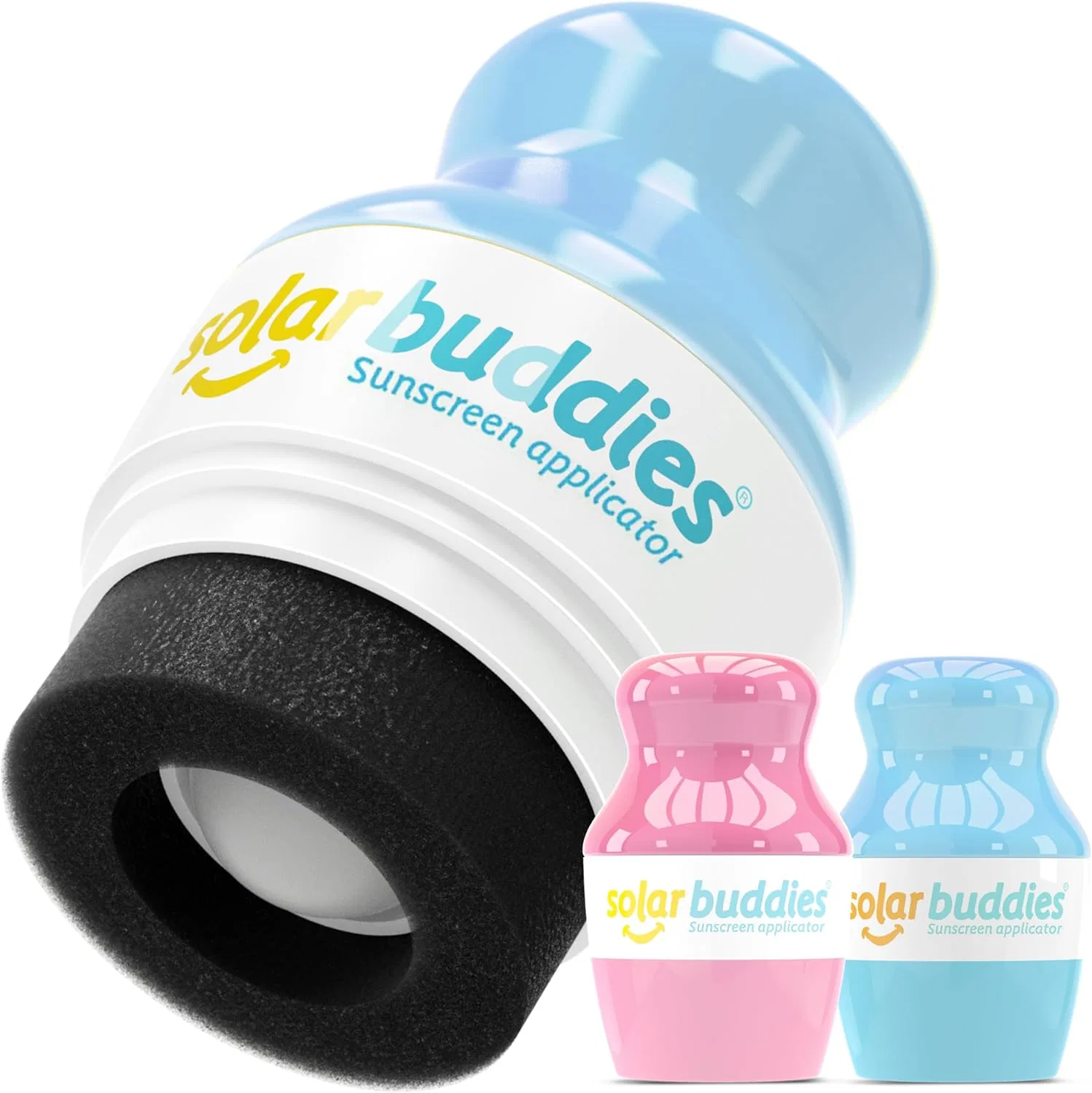 Солнцезащитный аппликатор Solar Buddies дуо полный синий и розовый, 3.2 унции