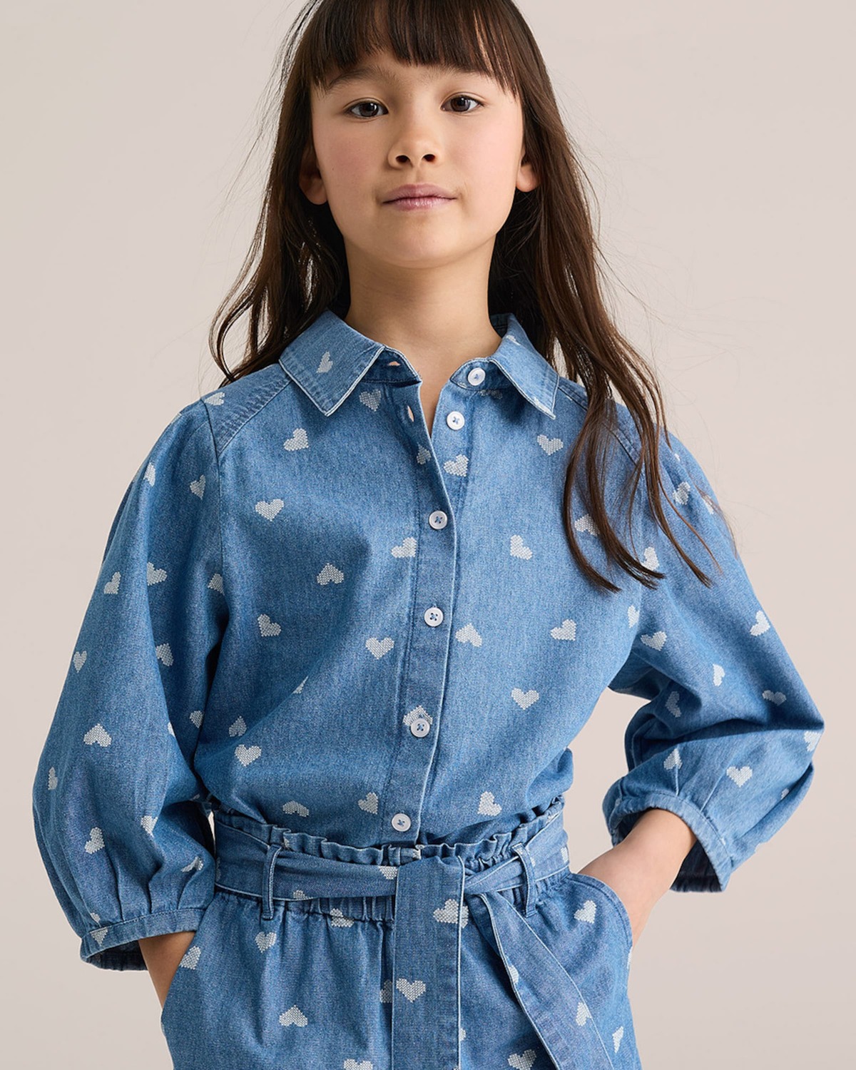 WE Fashion Блузка в синем цвете — фото 3