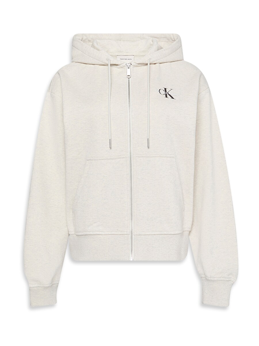 

Толстовка с капюшоном на молнии Calvin Klein Jeans, Mottled Grey