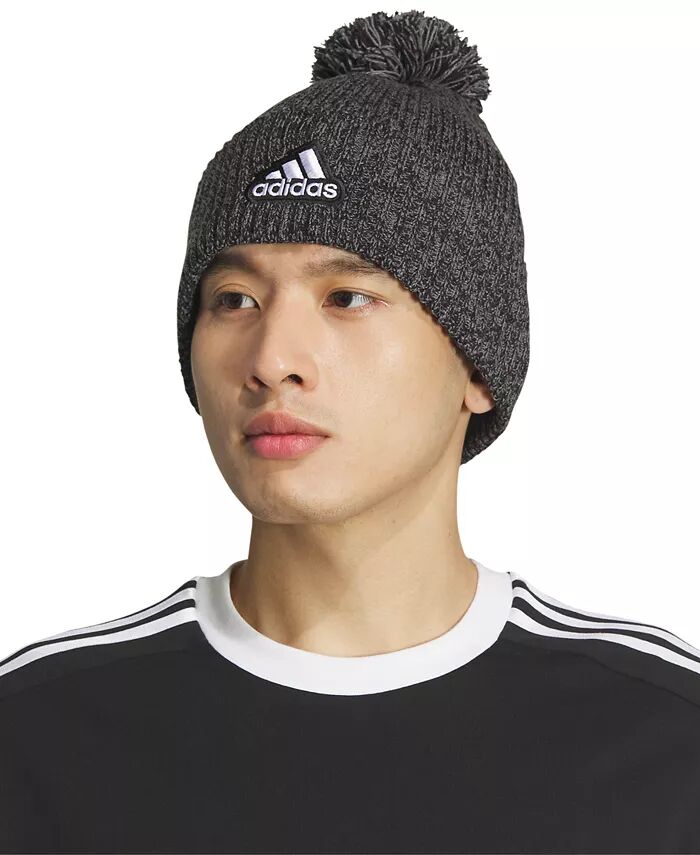

Мужская шапка-бини с помпоном и логотипом Recon 4 Ballie adidas, черный