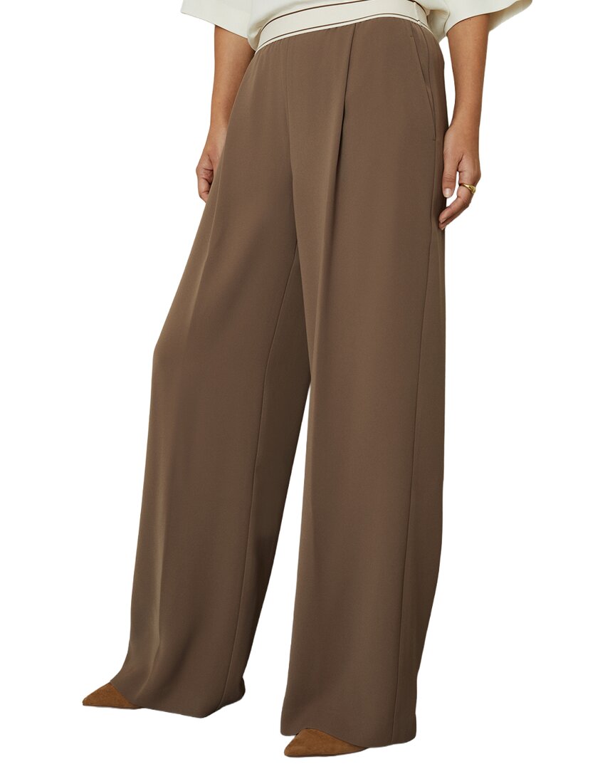 

Пояс Reiss Abigail Stripe, коричневый