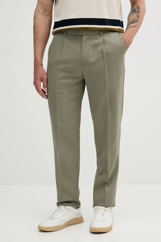 

Брюки с добавлением льна MAX Marciano Guess, зеленый