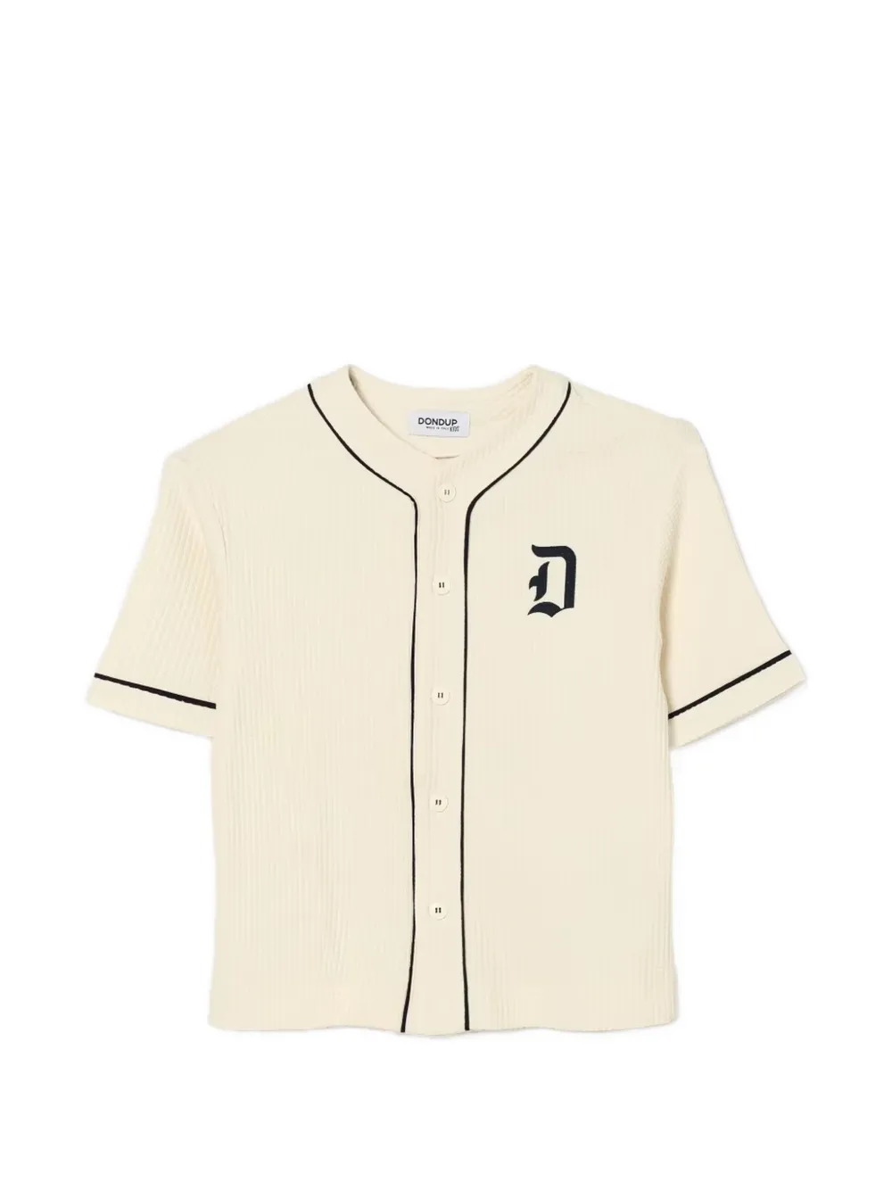 

Рубашка с контрастной отделкой Dondup Kids, бежевый