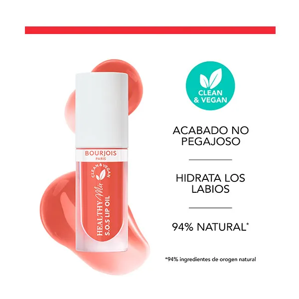 Масло для губ Healthy Mix Lip Oil Bourjois, цвет coeur cacao — фото 4