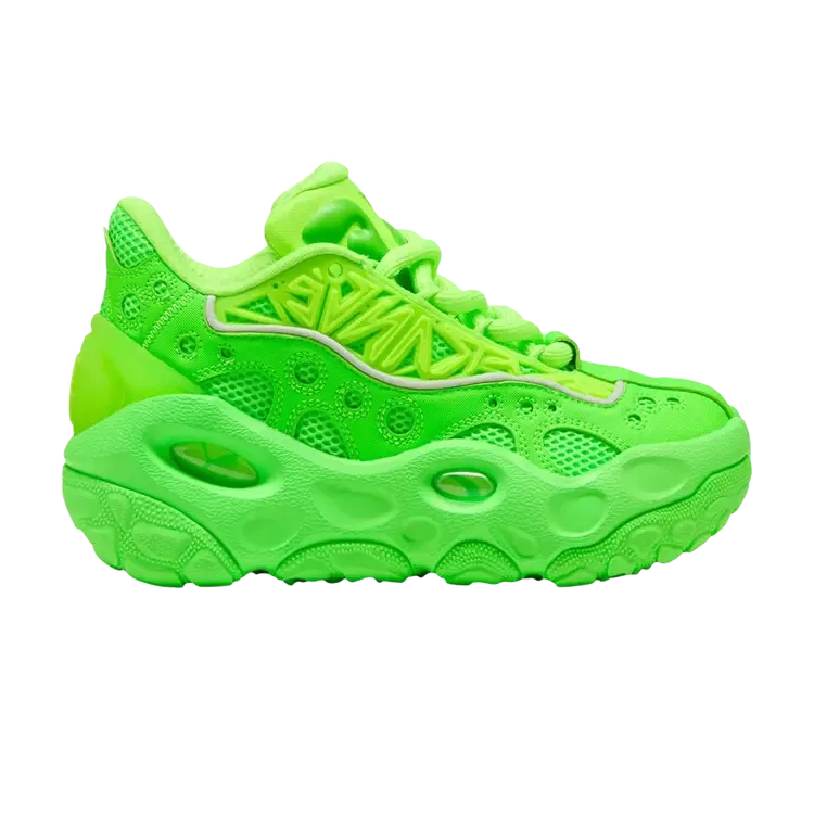 Кроссовки беговые Puma Lafrancé Rnr Big Kid Fluro Pes/ Glare, зеленый