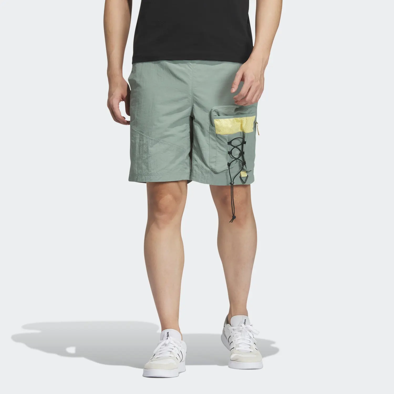 Adidas Neo SS23 City Escape шорты спортивные шорты мужские Dusty Green — фото 3