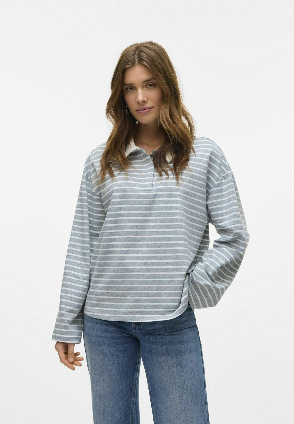 

Топ с длинными рукавами ALMA Vero Moda, серый