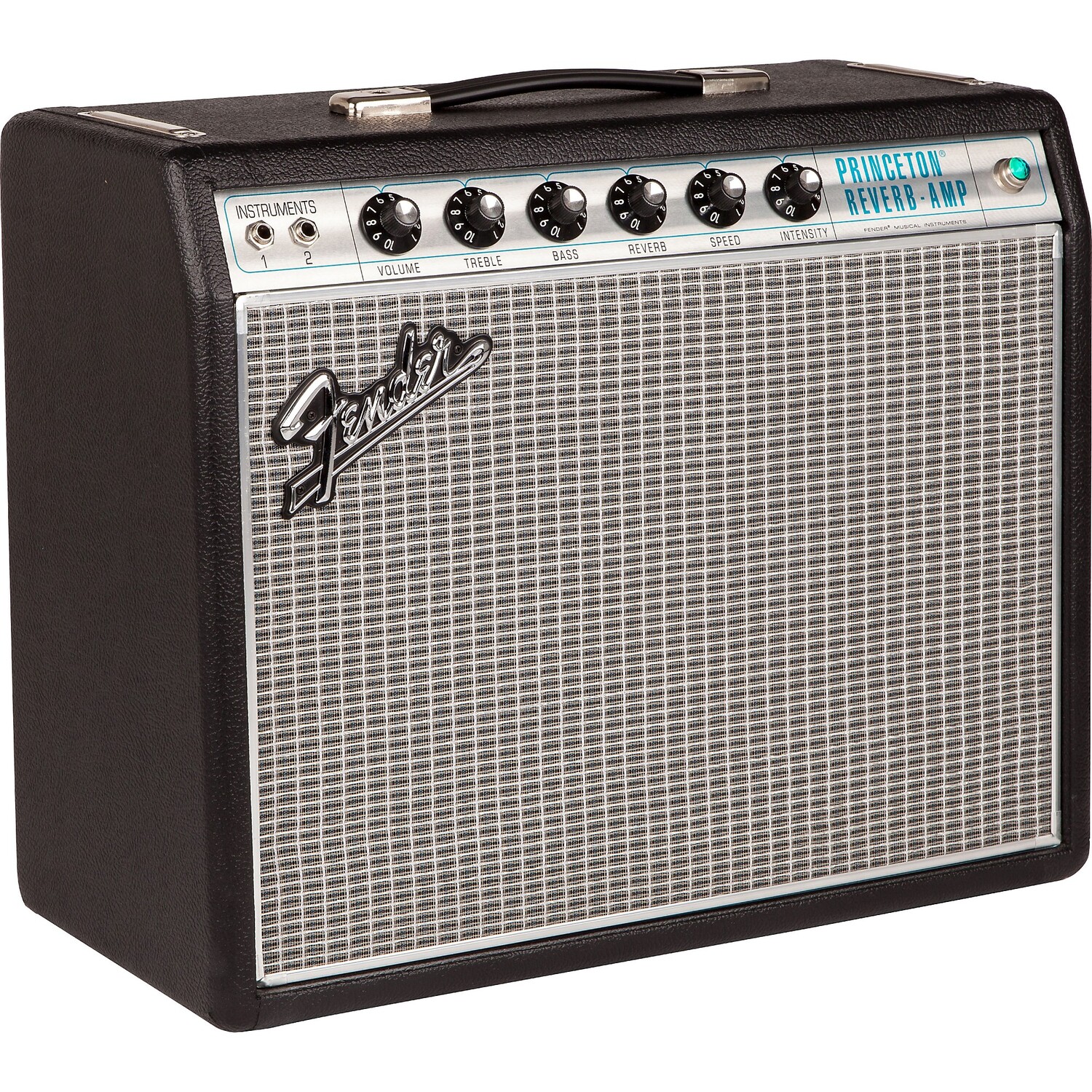 

Fender '68 Custom Princeton Reverb 12W 1x10 Ламповый гитарный комбоусилитель с динамиком Celestion Ten 30 Черный